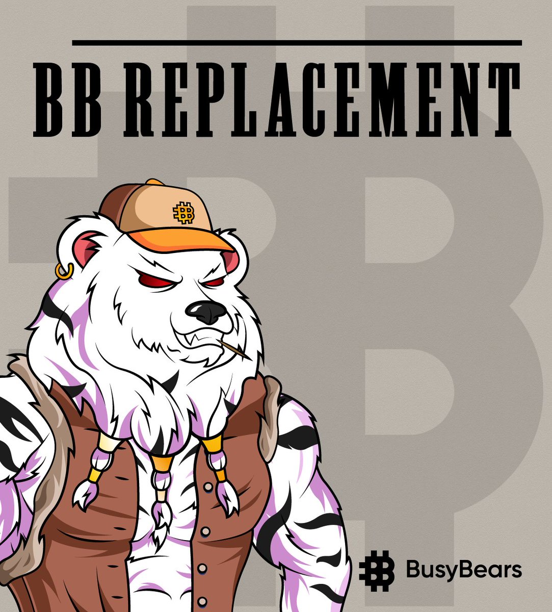 🐻 BB REPLACEMENT 🐻

Send an old Busy Bear to our wallet and you will get a new one 😎

0xf5B9869863Dc84A42f46D717ff678fEfd897B421

Remember that from now on only new #BusyBears will be staked ⚠️

Check out the exchange rules ➡️ busy-bears.gitbook.io/busy-bears-wp-…