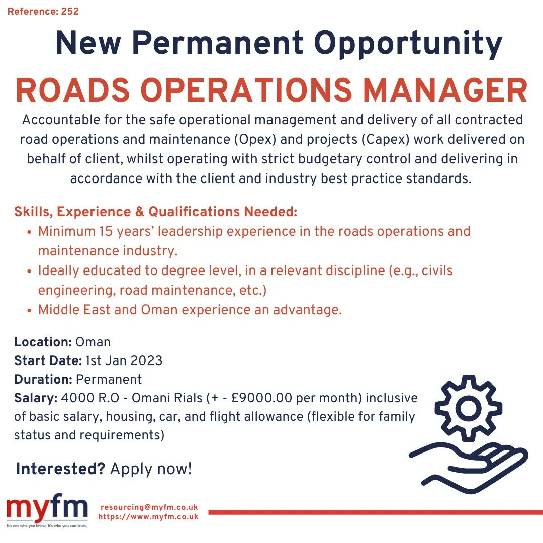 New job opportunities are now available! Please visit our website and sign up to have access to our full job board and to receive updates on new opportunities. Click here:buff.ly/3POY76p 
#recruitment #interimmanagement #jobs #softskills #hiring #facilitiesmanagement