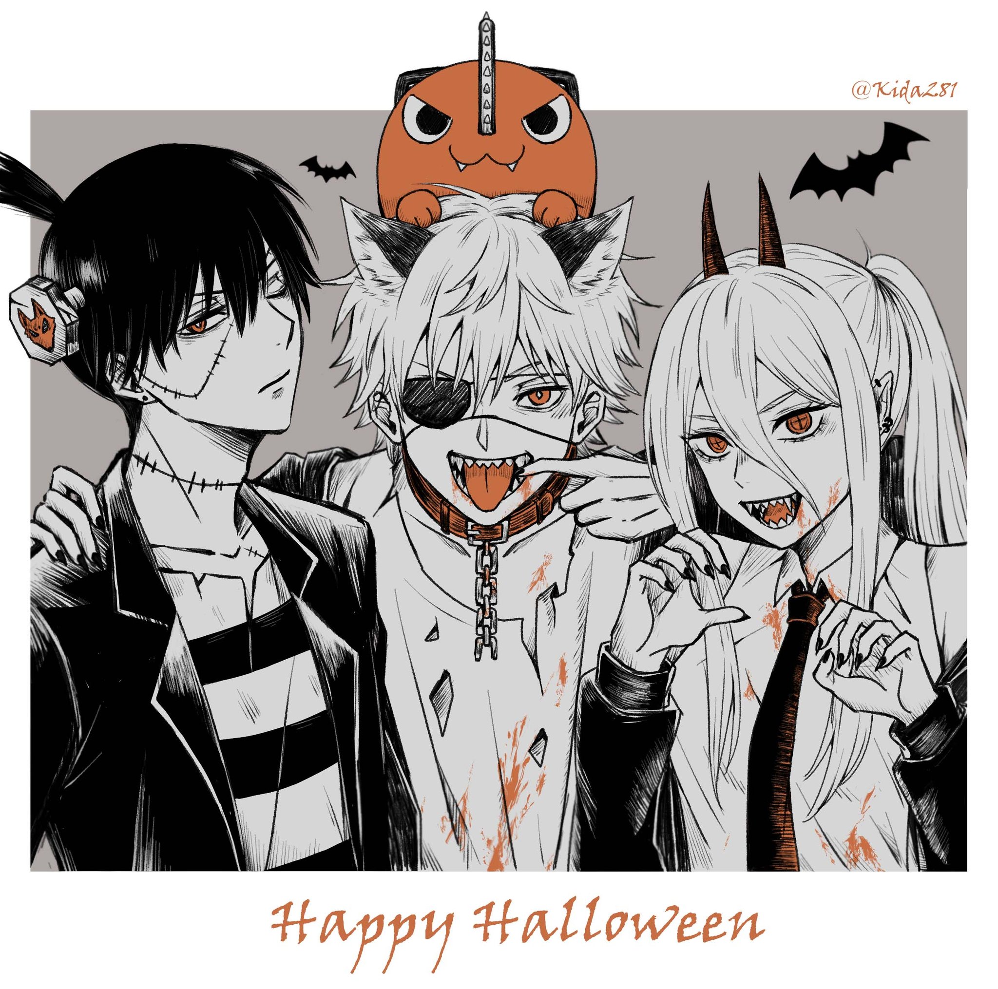 チェンソーマン[手描きイラスト]