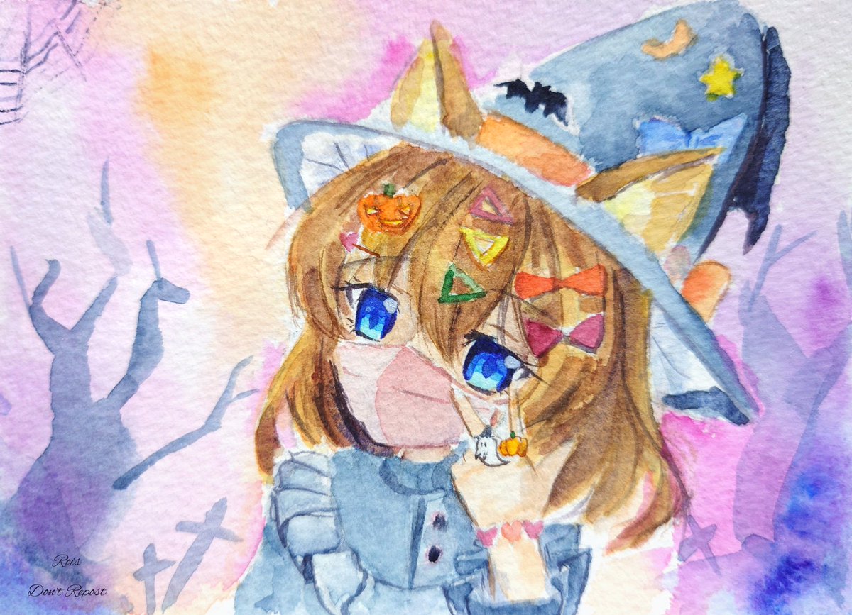 「HAPPY HELLOWEEN!#ハッピーハロウィン #ハロウィンイラスト展示会」|ろあ₍˄·͈༝·͈˄₎◞ ̑̑₍˄·͈༝·͈˄₎◞ ̑̑終わりの歌、始まりの鐘のイラスト