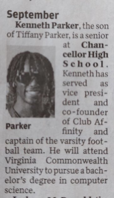 Shout out to @kenneth_pk1 for being the student of the month for September! Keep being a leader, KP!