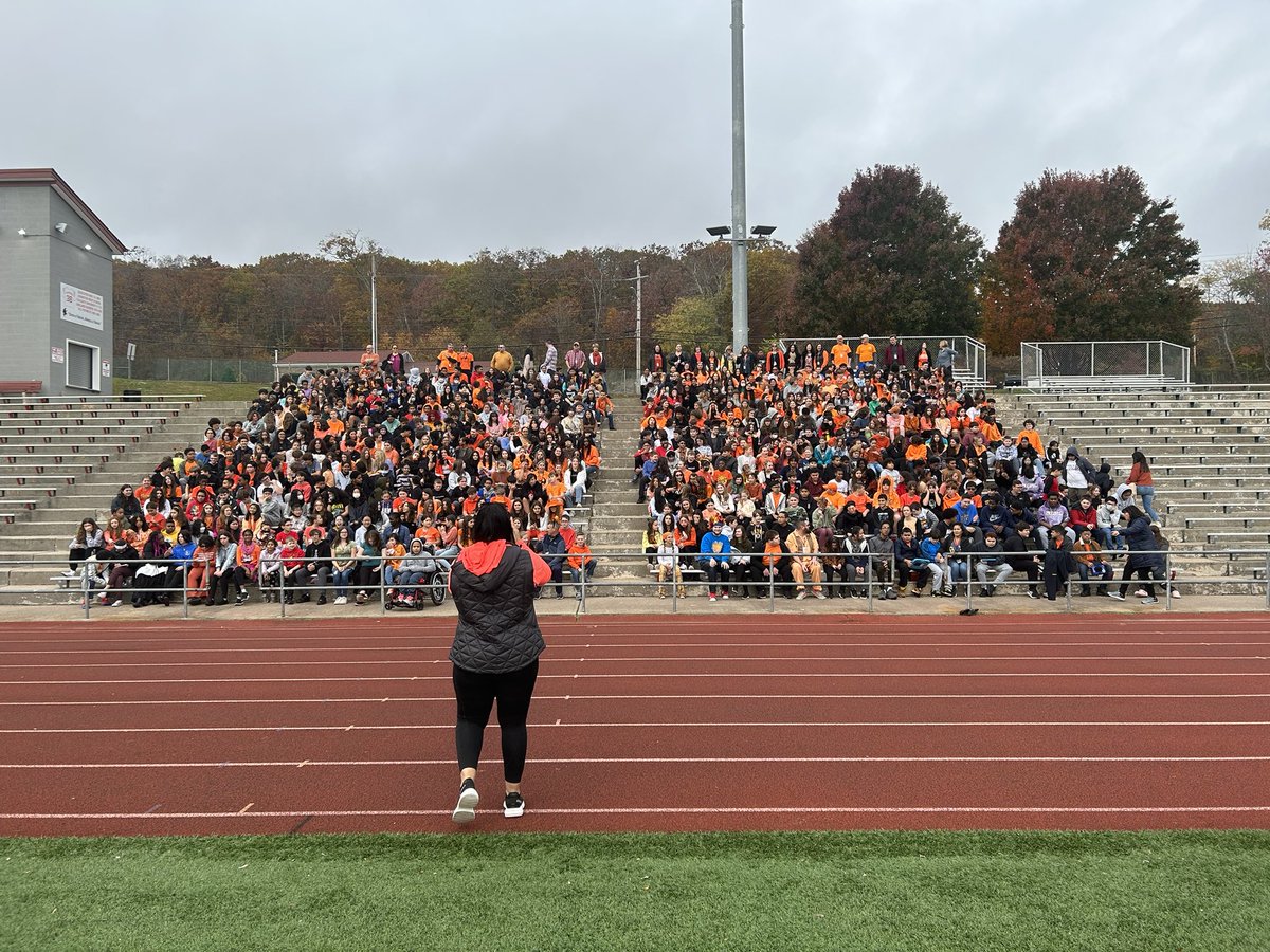 WesternHillsMS's tweet photo. Thank you to our PTO for an awesome Walkathon today! Final donation totals will be announced soon but it’s looking like a school record! @TimVesey @CranstonSchools https://t.co/lh2xMwuhT8