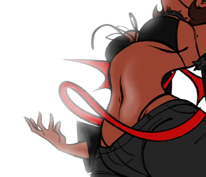 Did she make ur mouth water?(Halloween wip  