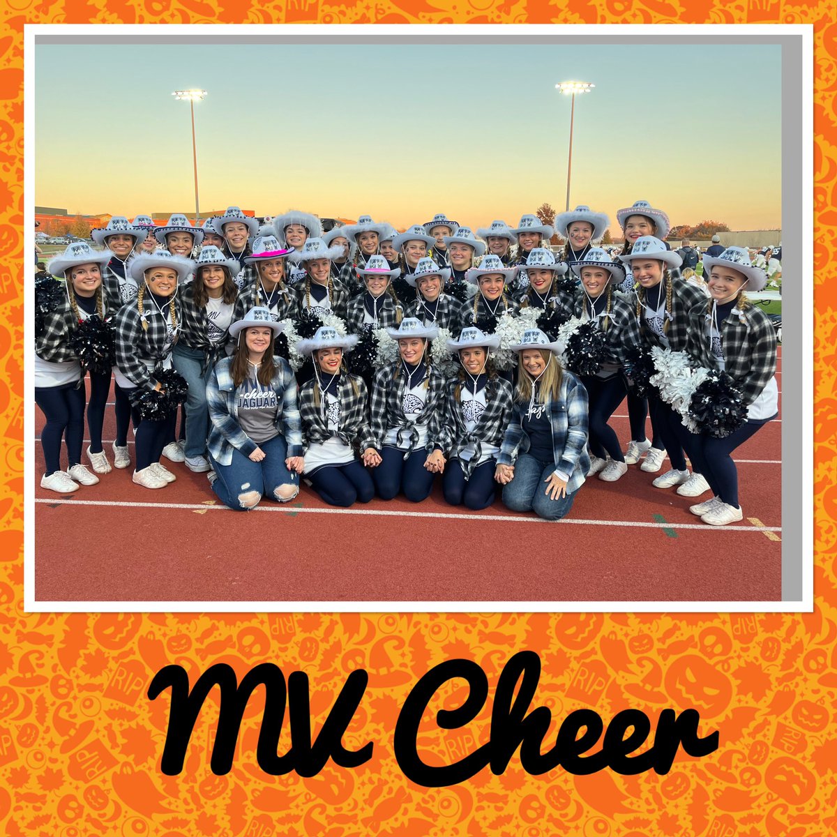 MVJaguarCheer's tweet image. Happy Halloween! 🎀💙👻#mvcheer #letsgoghouls