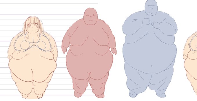 pixivFANBOXで実在人物との比較により体重を推測するを公開しました!

記事内には体重身長表記を記載しています。
※画面右端はオマケのぷうちちゃん体型差分です。
 https://t.co/cEublzW0Ry 