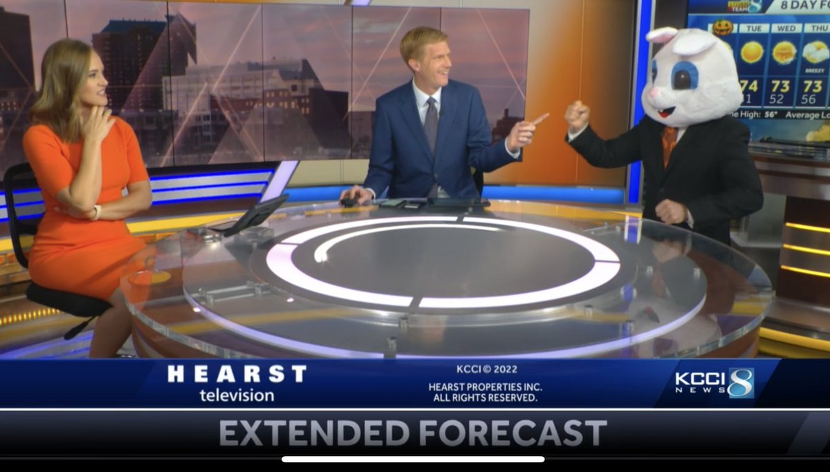 JSydejkoKCCI's tweet photo. No ‘bunny business’ in this forecast
#iowa #iawx #desmoimes @KCCINews #kcci #halloween https://t.co/UQmScvnWKG