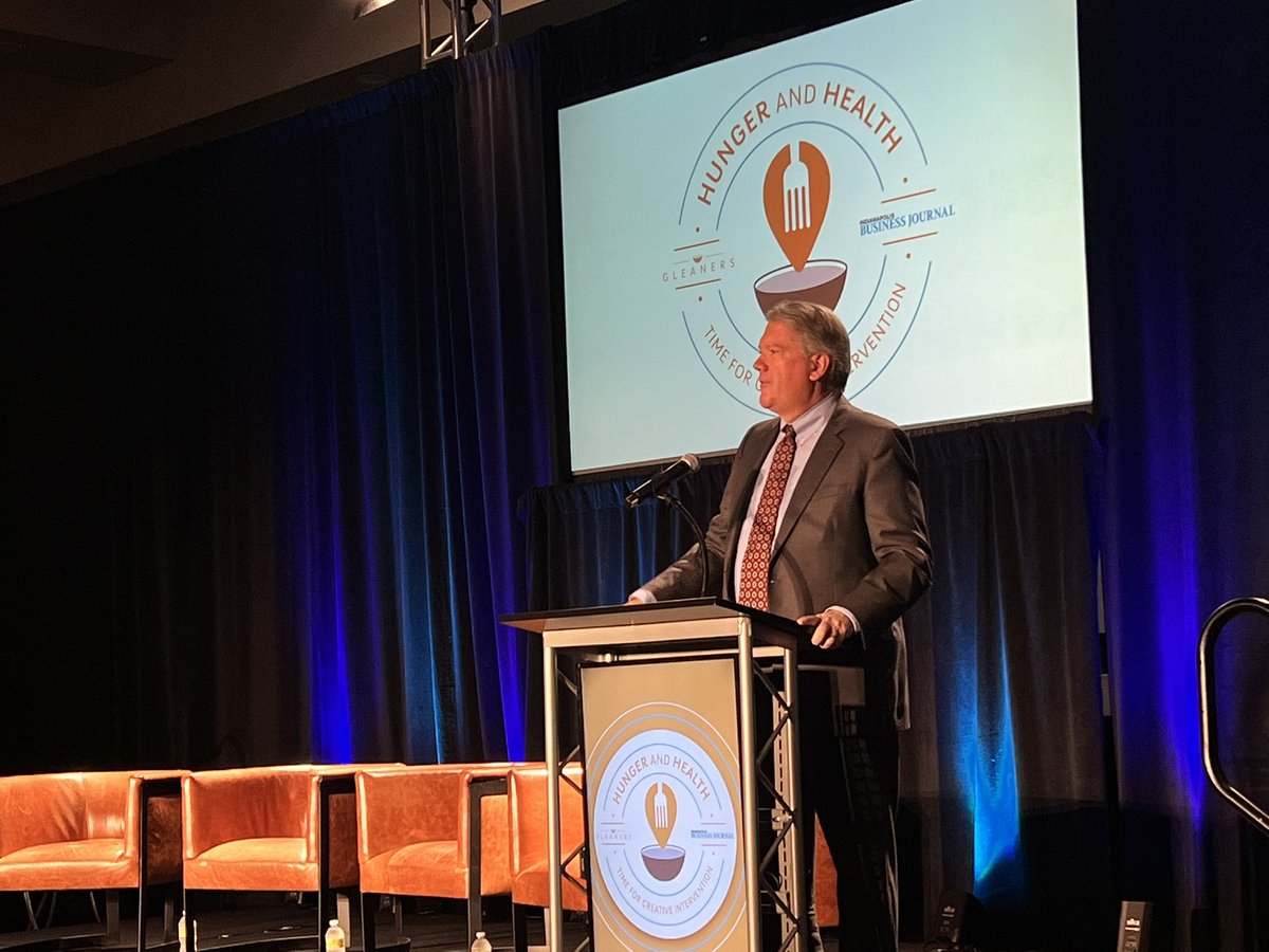 GleanersFBIndy's tweet photo. Our @IBJnews #HungerandHealth Breakfast kicks off with a keynote address by President &amp; CEO, Fred Glass! https://t.co/P51xUdKj2c