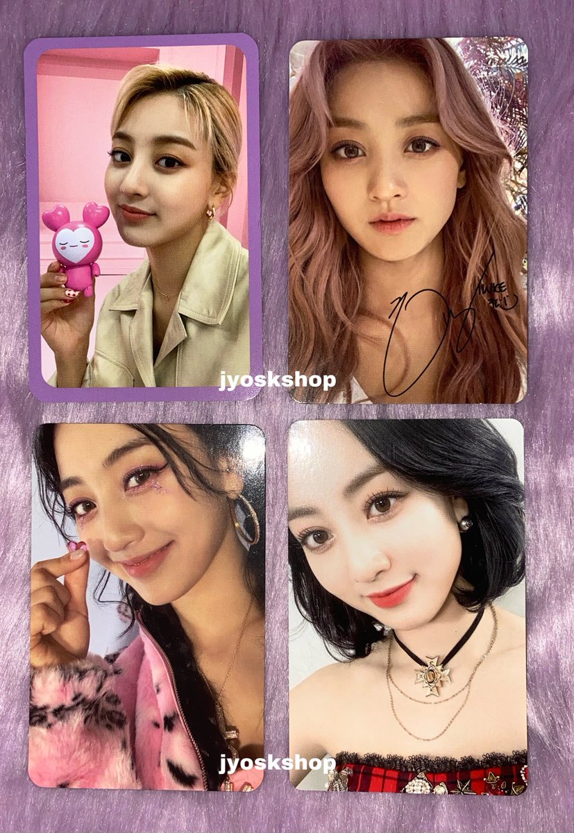 wts lfb twice ph

JIHYO PC SET - 800 

- onhand, x sensitive buyers
- sold as set only
- mop: gcash
- mod: sco / ggx direct
- dop: payo / 2 days reserve with 200 dp

# park jihyo laburi plastic m&amp;m signed fol fingerheart twice iii dvd in seoul pc