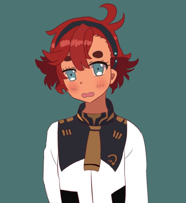 ほぼ水星の子たち。あとはDIUアニメのジョブ子ちゃん #今月描いた絵を晒そう 