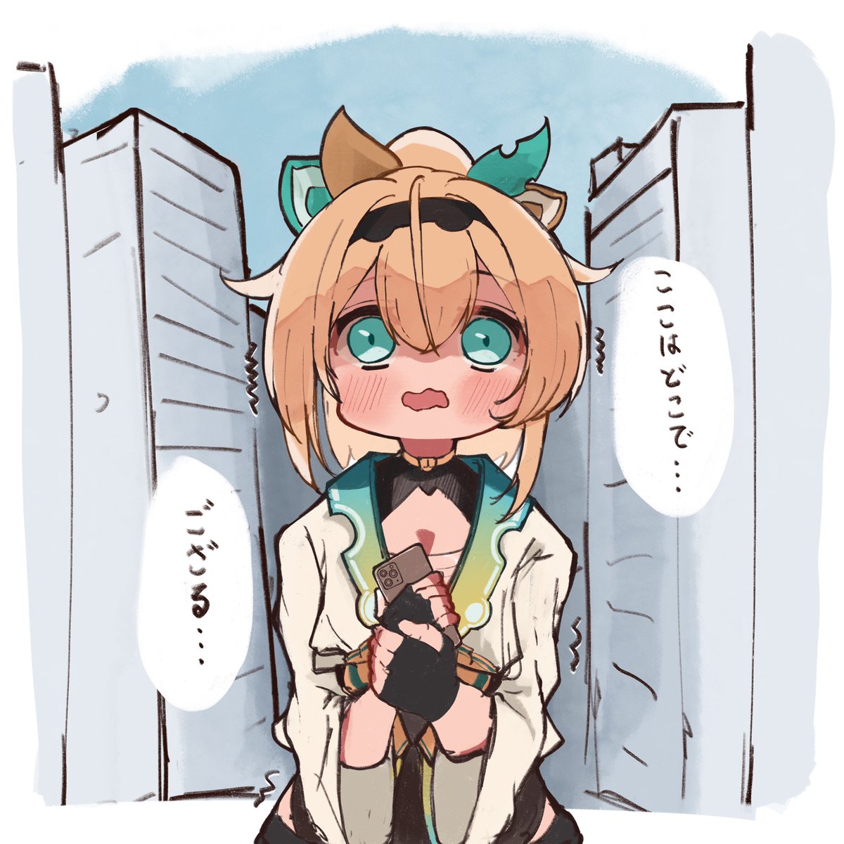 #今月描いた絵を晒そう
今月のお気に入り!
お誕生日の集合絵に参加させていただいたり配信絵だったりで小さい子ばっかり描いてた! 