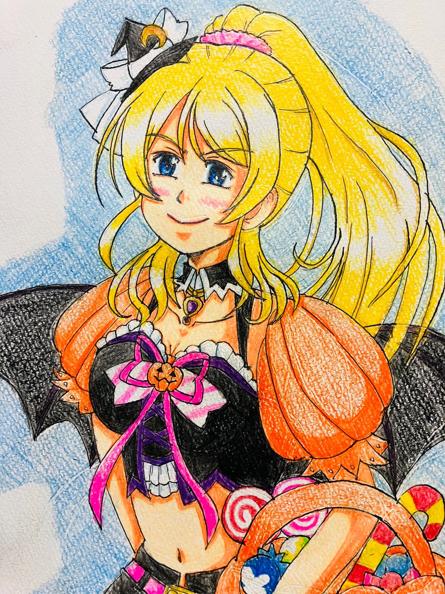 絢瀬絵里 「ハッピーハロウィン#ハロウィンイラスト2022#lovelive 」|ほむらのイラスト