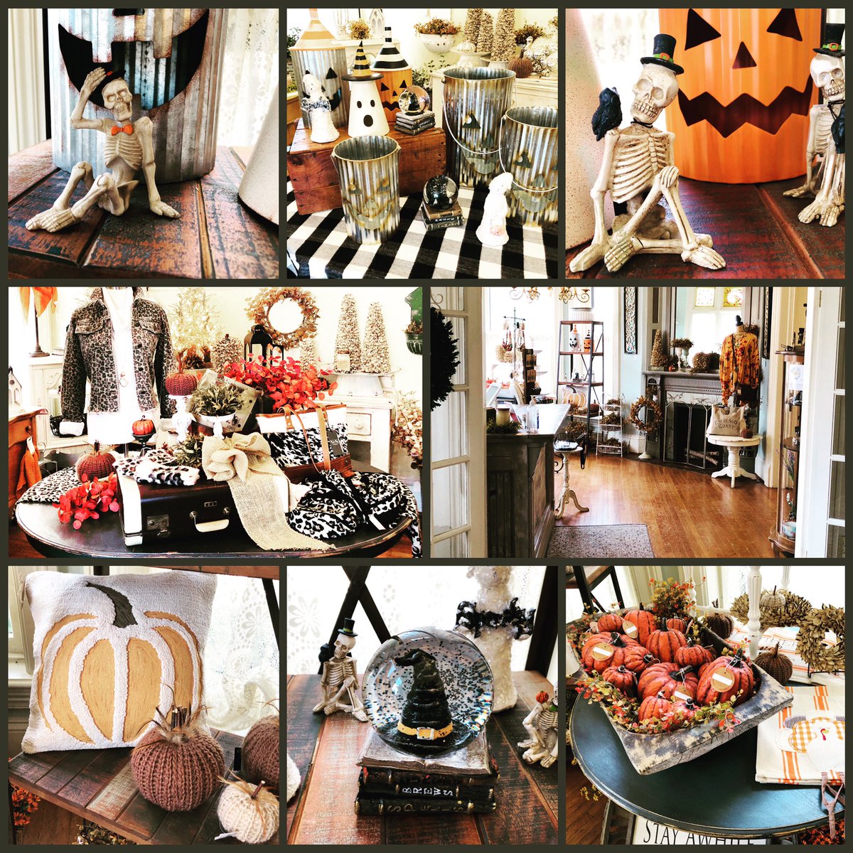 Happy Halloween 🎃 👻🎃 Here’s a little throwback of fall decor at Smiley’s Joy @FWDID <a href="/VisitFortWayne/">Visit Fort Wayne</a> #fortwayneboutiques