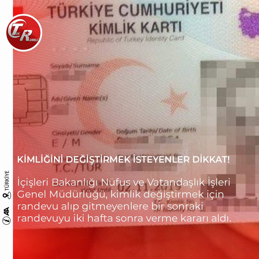 tekrumelitv1's tweet photo. KİMLİĞİNİ DEĞİŞTİRMEK İSTEYENLER DİKKAT!

HEPSİ VE DAHA FAZLASI BU AKŞAM 18.30'DA TEK RUMELİ TELEVİZYONU'NDA. https://t.co/nJVkPCfSVc