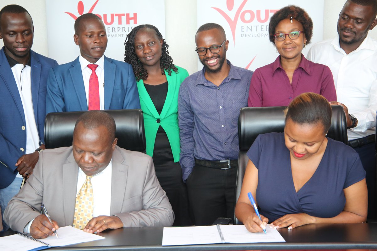 Today @YouthFund_Ke and @AlternativesGrp penned a collaborative framework to promote awareness efforts and socio-economic opportunities by Kenyan youth. The agreement was signed by @bensonmuthendi and @WaitheraGaitho on behalf of the two organizations.