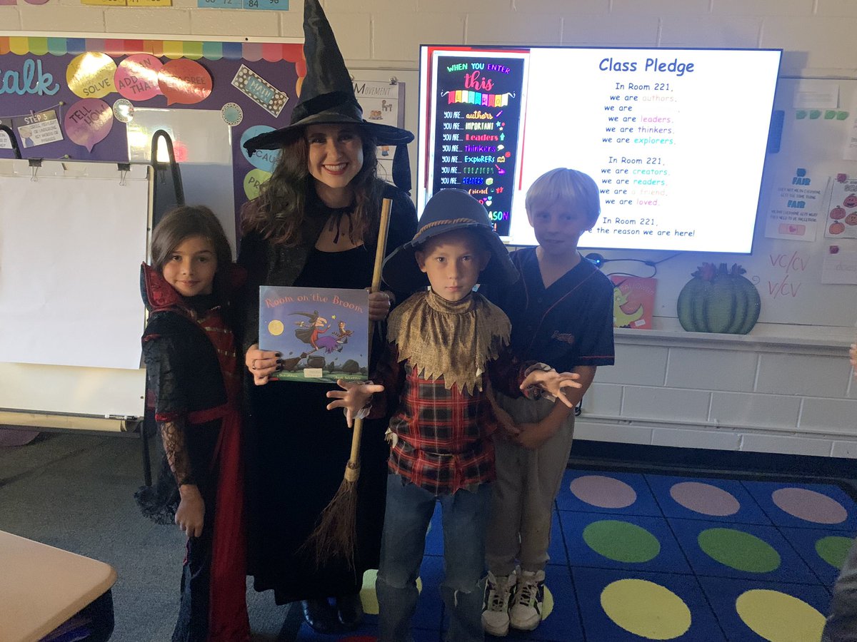 Mrs_Maynor's tweet photo. Ms. Williamson kicked off her morning with a spooky read aloud! @JswCubs @c_williamson2 #onechatham https://t.co/ET9gXvU0LM