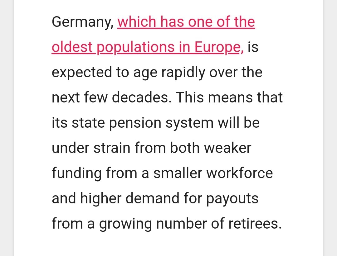 '... its state pension system will be under strain ... ' 

Sounds familiar #statepensions