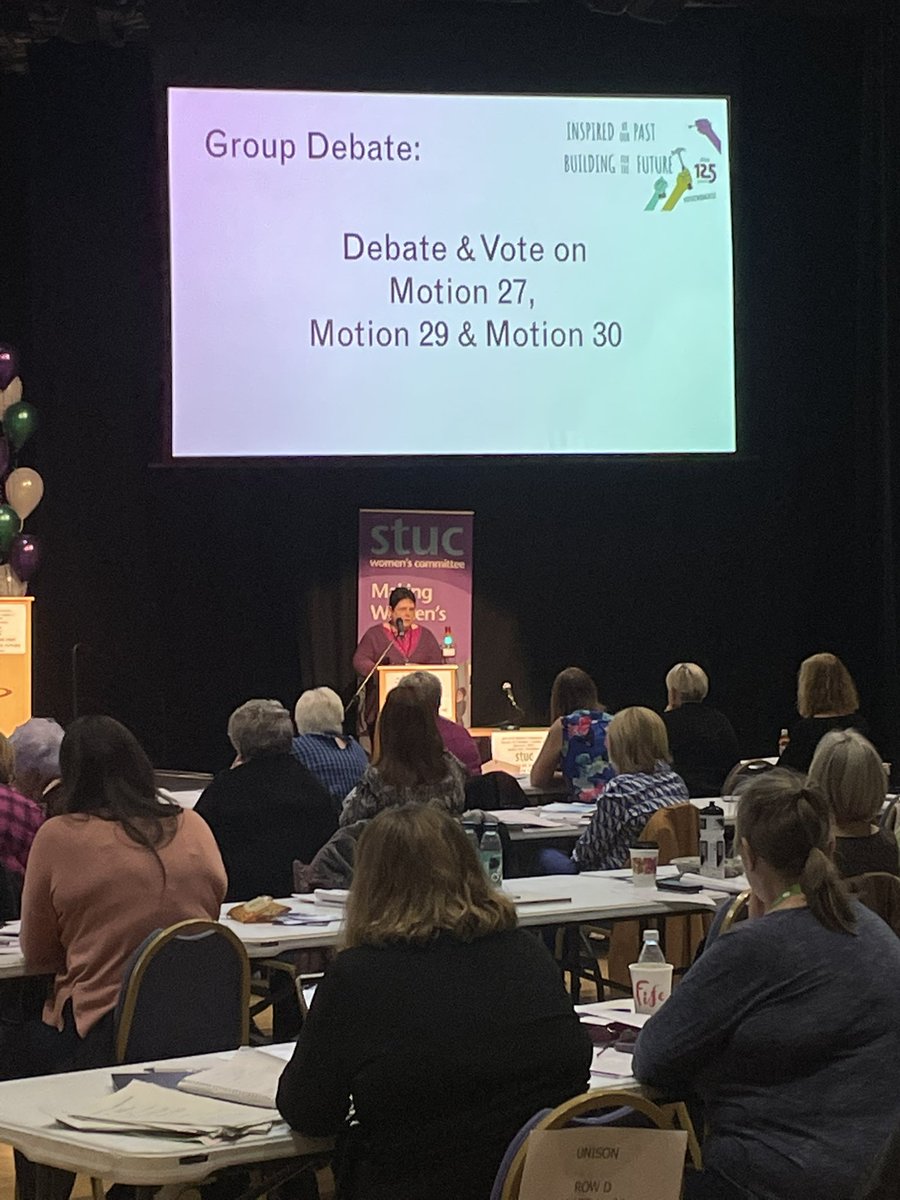 Great to hear from so many first time speakers this morning at #STUCWomen22, discussing misogyny, sexual harassment and the safety of women and girls ✊