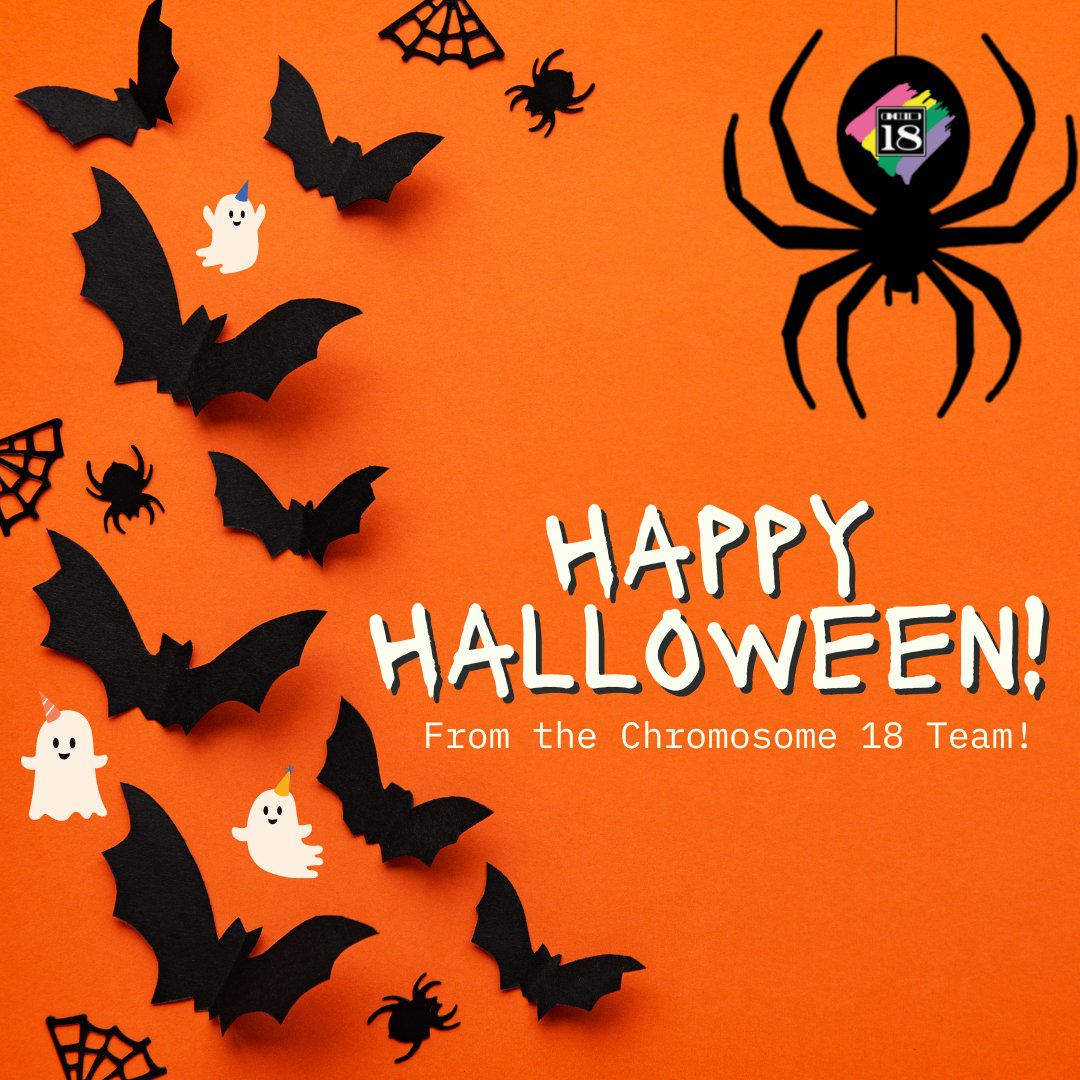 Ch18Registry (@chromosome18reg) on Twitter photo The Chromosome 18 Team would like to wish all of our families a safe and happy Halloween! The Chromosome 18 Team would like to wish all of our families a safe and happy Halloween!