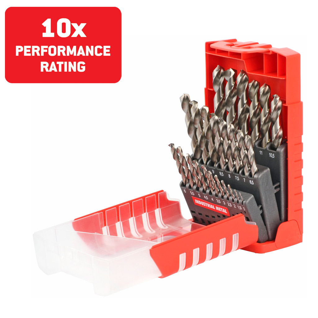 ruwaguk's tweet image. The general purpose, Industrial Metal HSS Drill Bits are of a higher quality &amp;amp; are more precise when drilling &amp;amp; are thus suitable for intermediate skilled level users. 

Our 25 Piece Industrial Metal Drill Bit Set consists of drill bits between 1-13mm.

#ruwaguk #drillbitsets