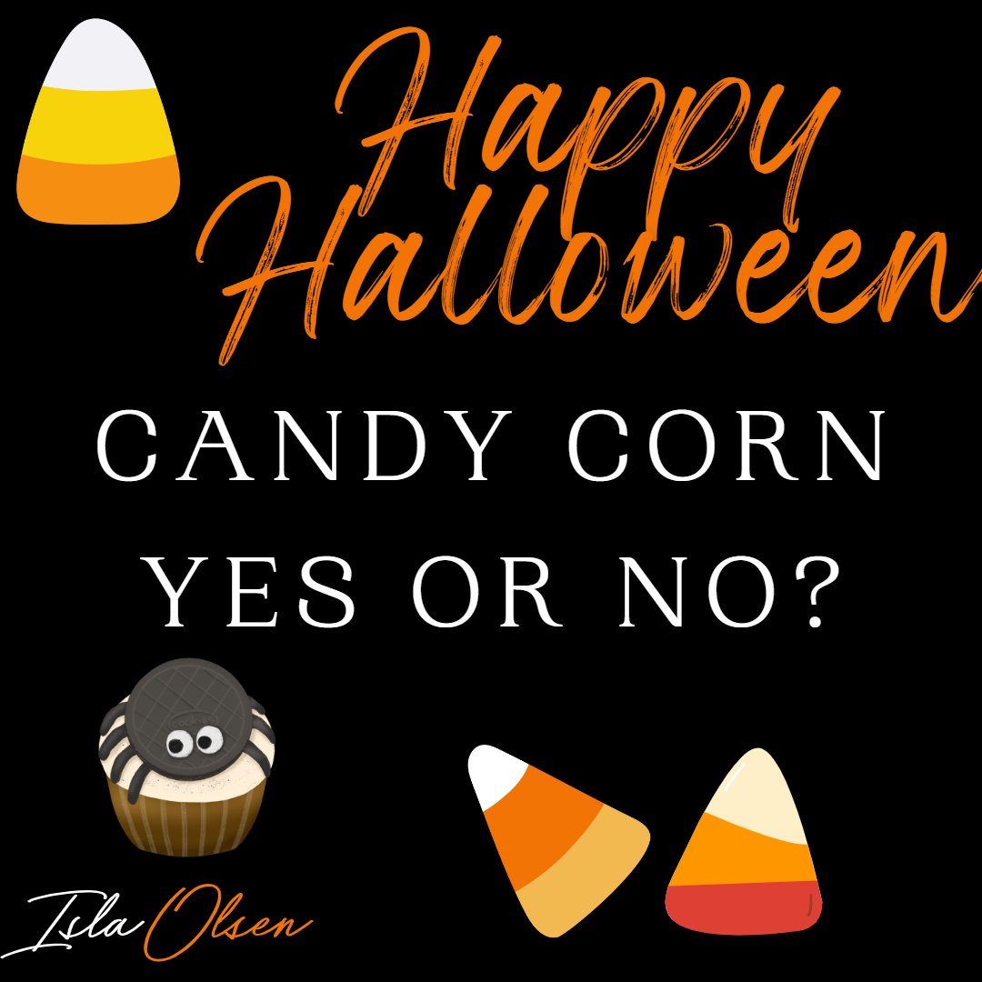 Is Candy Corn a Yes or No for you as a Halloween Treat?

#IslaOlsenBooks #MMAuthor #AussieAuthors #Halloween2022 #CandyCorn #TrickOrTreat #KelliMareePA #AmWriting #MMRomanceAuthor