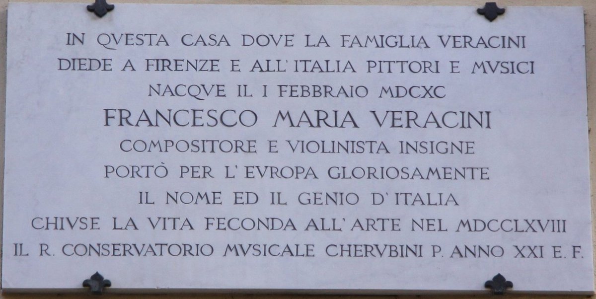 nikolausmella's tweet photo. Today marks the 254th anniversary of the death of the Italian #violinist &amp; #baroque composer, Francesco Maria #Veracini. 🍁 🧭 #Firenze 🇮🇹 #Italia #BaroqueMusic #Barokmuziek #Barockmusik #MusiqueBaroque #MúsicaBarroca #MusicaBarocca #バロック音楽

📸: pbellini, 20th January 2017. https://t.co/uwk4SFcVL7