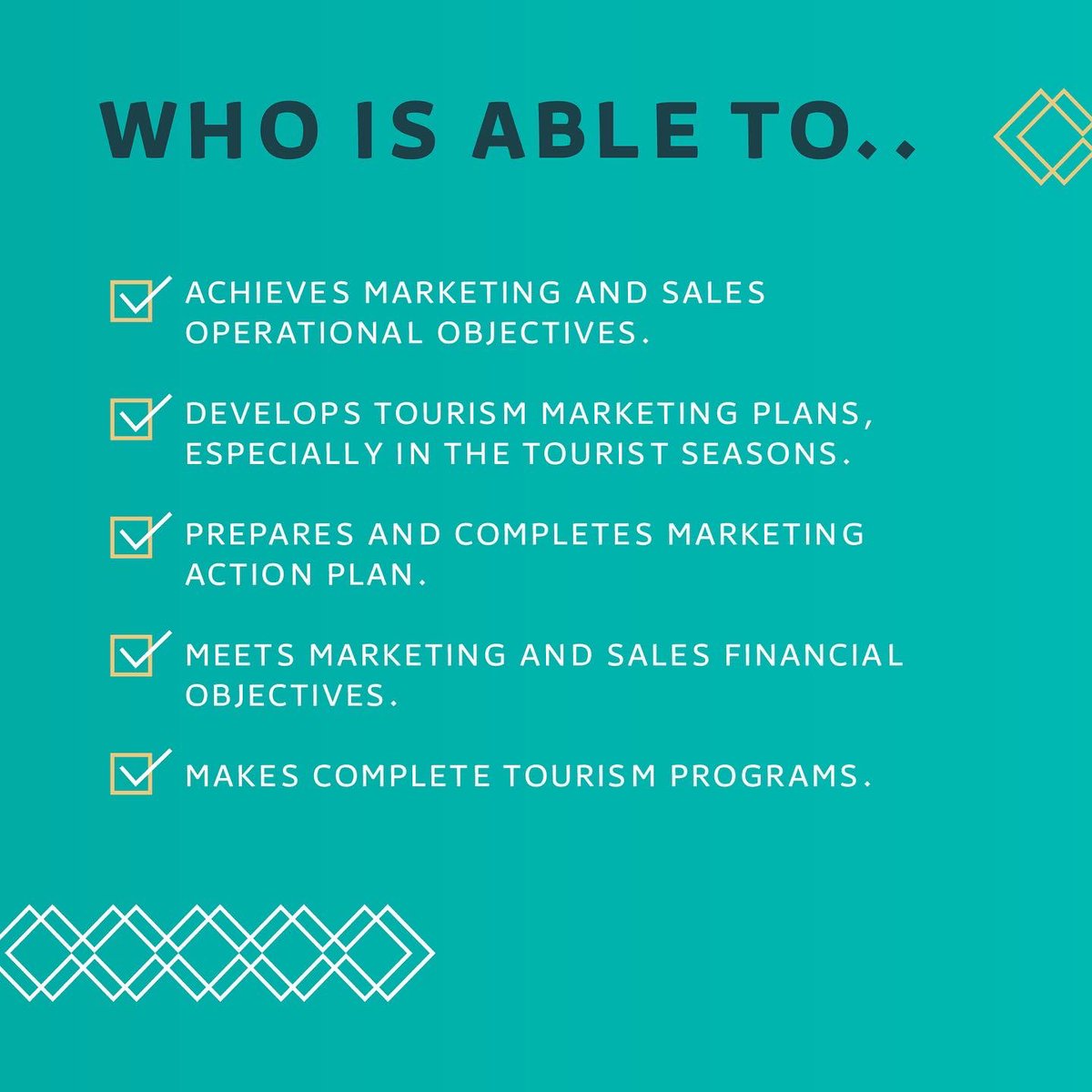 syahya_ksa's tweet photo. We are hiring a sales and marketing manager 
Qualifications:
- Saudi female/male 
- 3 to 5 years of experience in hotels and resorts,Fluent in English language,Great written and verbal communication skills
Send your CV to HR@syahya.com.sa 

#jobs #ksa_jobs #وظائف_شاغرة 
#وظائف https://t.co/tg536JZbkP