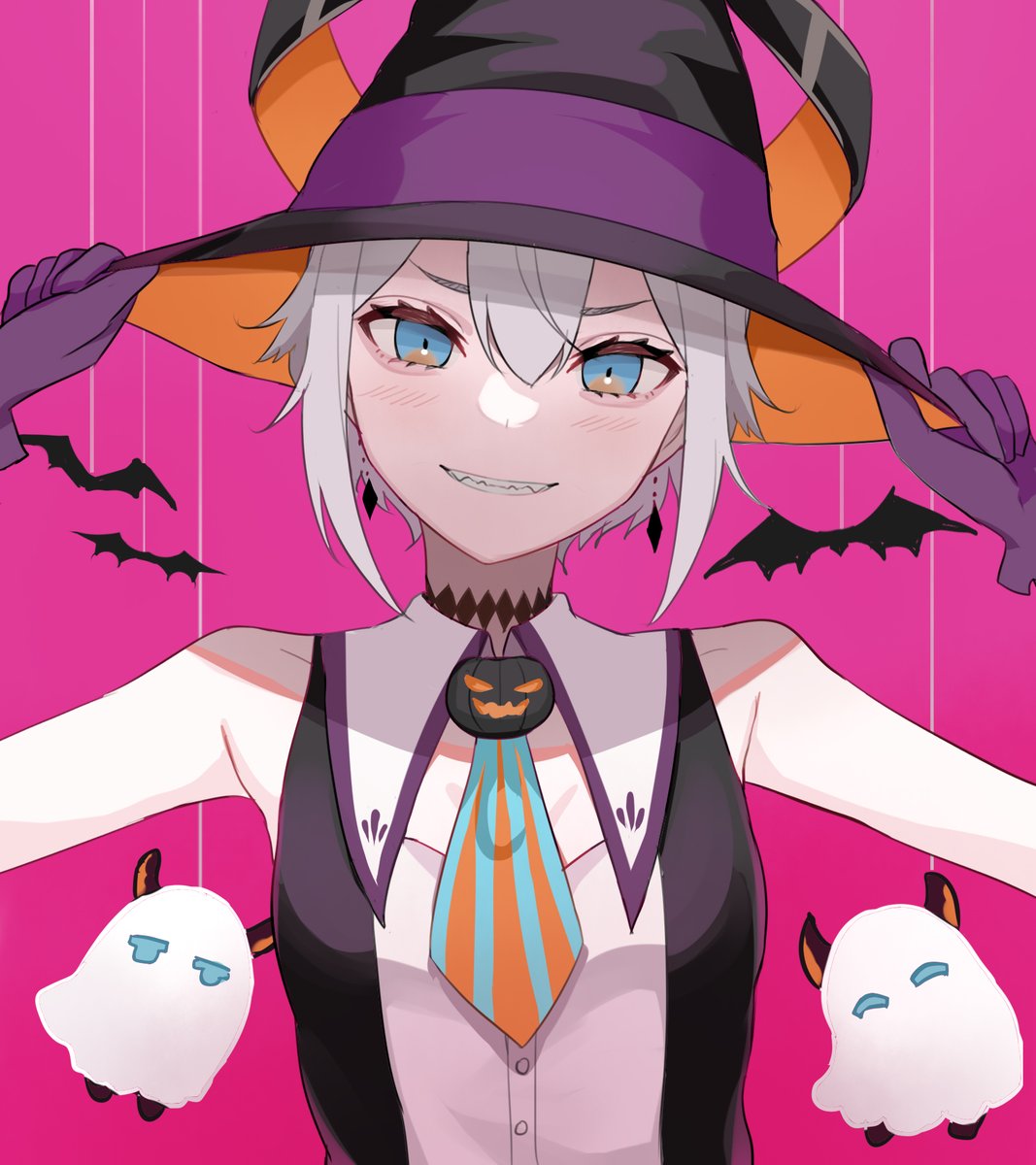 「ハロウィン! #絵リファ 」|ものイラスト