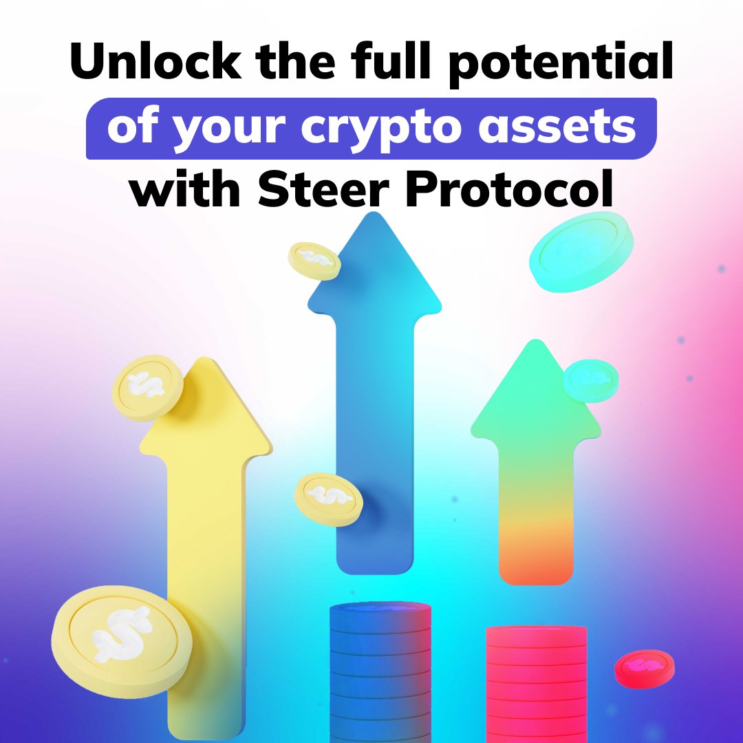 steerprotocol's tweet photo. One of the many advantages of the #SteerProtocol is the possibility to increase the efficiency of your investments and opportunities to be in total control of your own liquidity. 💰
 
🌐 Try it now and discover why #Steer is the future of finance. 
👉 https://t.co/AIj7cGfdQH https://t.co/vpD6xhOWRZ