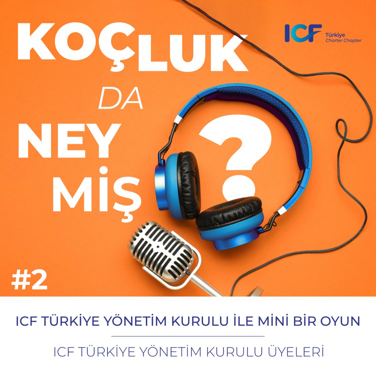 Koçluk da Neymiş? adlı podcast yayınımızın ikinci bölümünde profesyonel koçluğu bir de ICF Türkiye Yönetim Kurulu üyelerinin bakış açısıyla dinlemek istedik. İster Spotify ister Google Podcasts üzerinden dinlemek için hemen linke tıklayın. mtr.bio/koclukdaneymis
