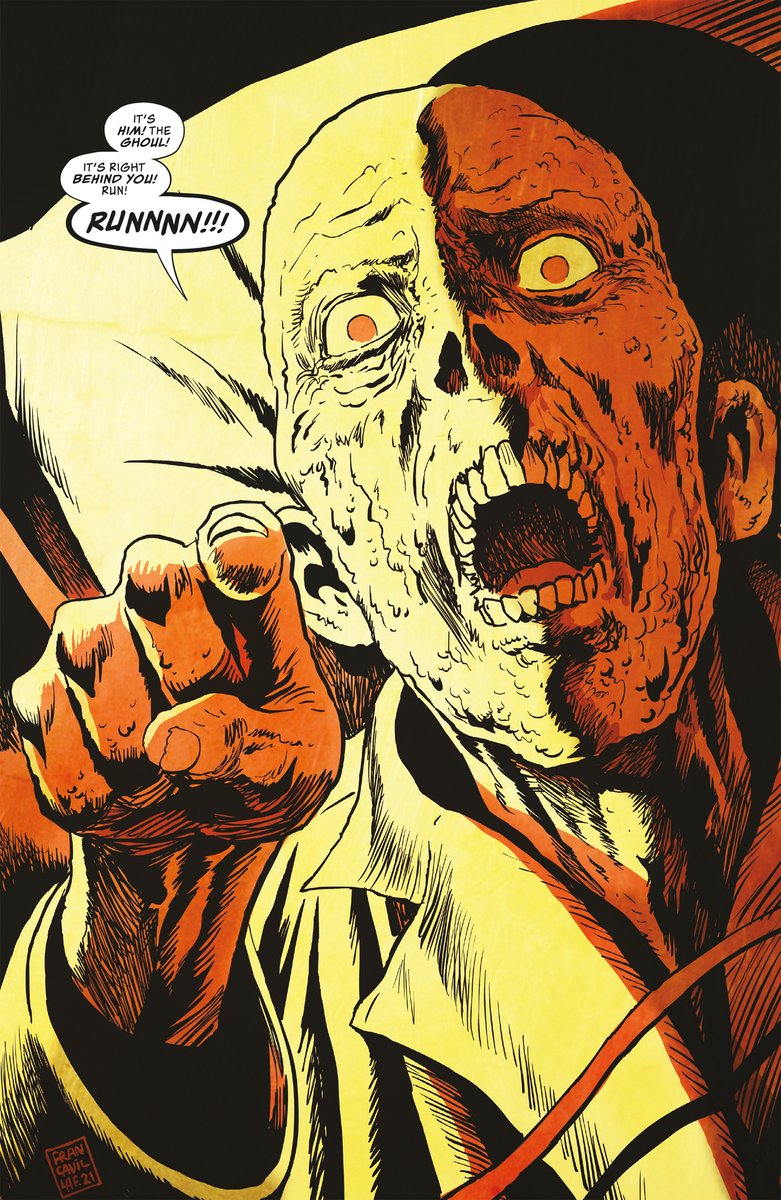 Dave Da Silva (@dave_dsg) on Twitter photo Advance review (5/5🌟) in Spanish/English of
NIGHT OF THE GHOUL #2
uncomicmas.blogspot.com/2022/10/resena…
Writer <a href="/Ssnyder1835/">Scott Snyder</a>
Art <a href="/f_francavilla/">Francesco Francavilla</a>
Editor <a href="/NotTooChaby/">DANIEL CHABON</a>
In shops on November 2 from <a href="/DarkHorseComics/">Dark Horse Comics</a>
<a href="/BestJackett/">Best Jackett Press</a> and @comiXology originals
#halloween with #darkhorsecomics Advance review (5/5🌟) in Spanish/English of
NIGHT OF THE GHOUL #2
uncomicmas.blogspot.com/2022/10/resena…
Writer <a href="/Ssnyder1835/">Scott Snyder</a>
Art <a href="/f_francavilla/">Francesco Francavilla</a>
Editor <a href="/NotTooChaby/">DANIEL CHABON</a>
In shops on November 2 from <a href="/DarkHorseComics/">Dark Horse Comics</a>
<a href="/BestJackett/">Best Jackett Press</a> and @comiXology originals
#halloween with #darkhorsecomics