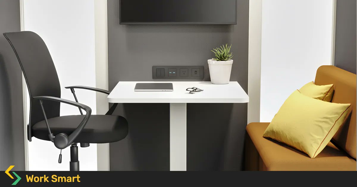 SpaceworxUSA's tweet photo. 💡 Step inside our Decibel Double booths and check the difference between our Meet Smart and Work Smart pod. 

Find out more: https://t.co/CVE7pjHx8K ✔✔✔ https://t.co/MqbVIRY1Mm