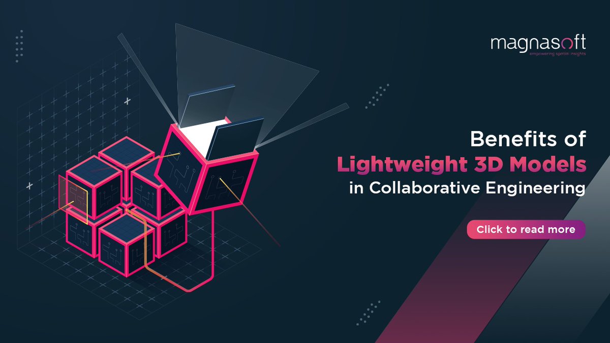 Lightweight 3D models: a new way to work. Interested in knowing what lightweight 3D models have to offer? 
.
Discover by reading our blog :
magnasoft.com/blog/the-benef…
.
#lightweightmodels #collaborativeengineering #telecommunication #geospatial #3dmapping #digitaltwintech #magnasoft