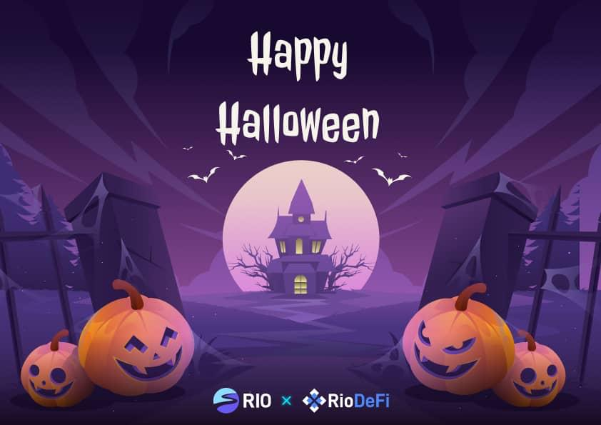 RioDeFi_Spanish's tweet photo. ¡Le deseamos a todos un feliz Halloween! 🎃

Que tengas una noche espeluznante e increíble 👻

#RioDeFi #Halloween2022 https://t.co/fqITvrQRHj