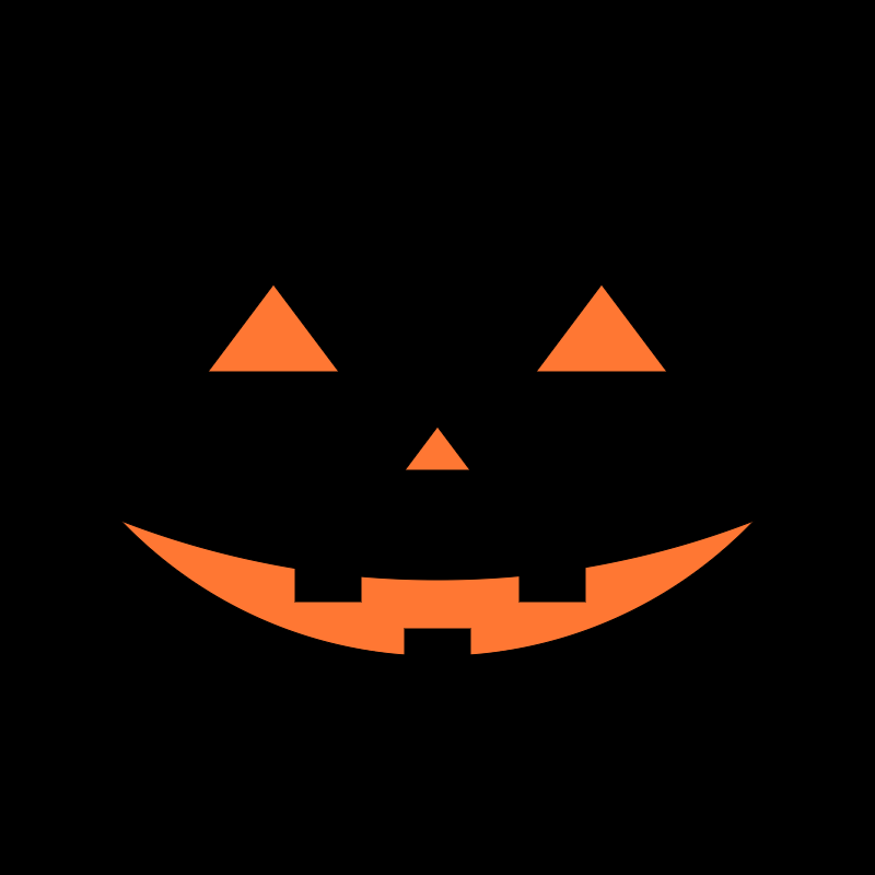 watabo_shi's tweet photo. setup=_=>{createCanvas(W=800,W)
background(0)
F=fill
C=circle
R=rect
F`#f73`
C(w=400,200,W)
F(0)
C(w,-270,W*2)
R(370,575,s=60)
R(270,490,s)
R(475,490,s)
F`#f73`
t=(x,y,r)=>triangle(x,y-r/3,x-r,y+r,x+r,y+r)
t(w,w,30)
t(550,280,s)
t(250,280,s)}//#つぶやきProcessing #Helloween2022 https://t.co/puHfOp1K0O