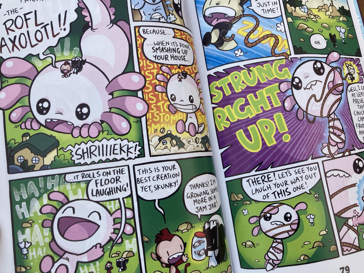 jamiesmart's tweet image. 💖Right let’s do a giveaway! Bunny Vs Monkey:Machine Mayhem (book SIX in the bestselling series) is out now in glorious hardback.
🤖Wanna win a signed/dedicated copy? Just RT this tweet and I’ll pick a few winners at random. Good luck!