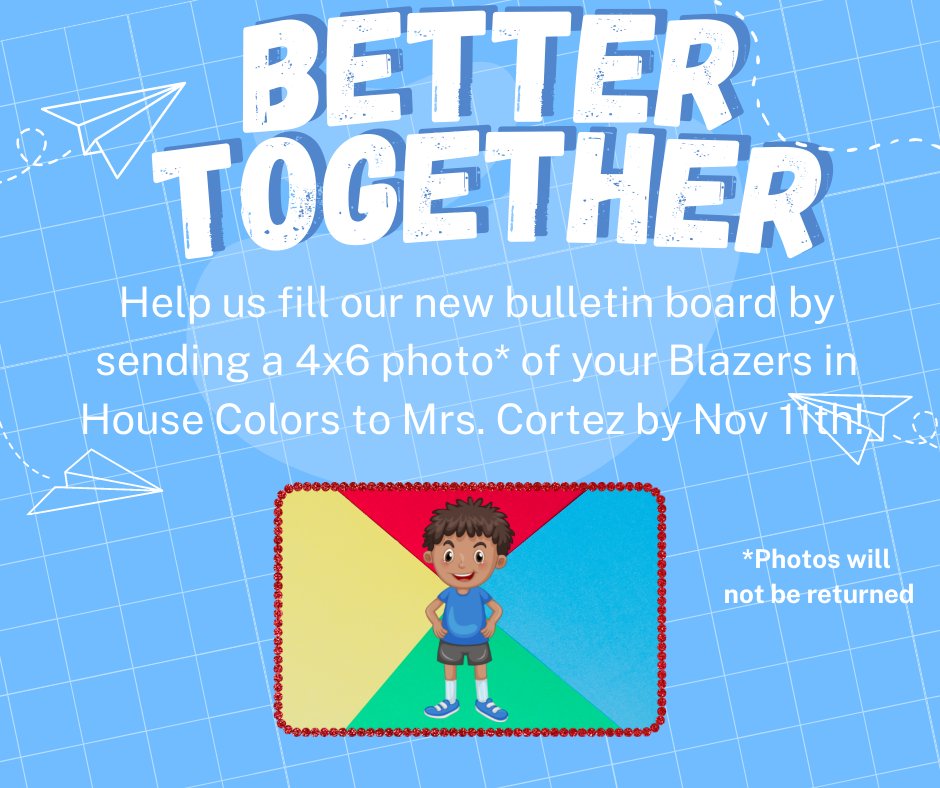 Add your family to our "Better Together" bulletin board!!