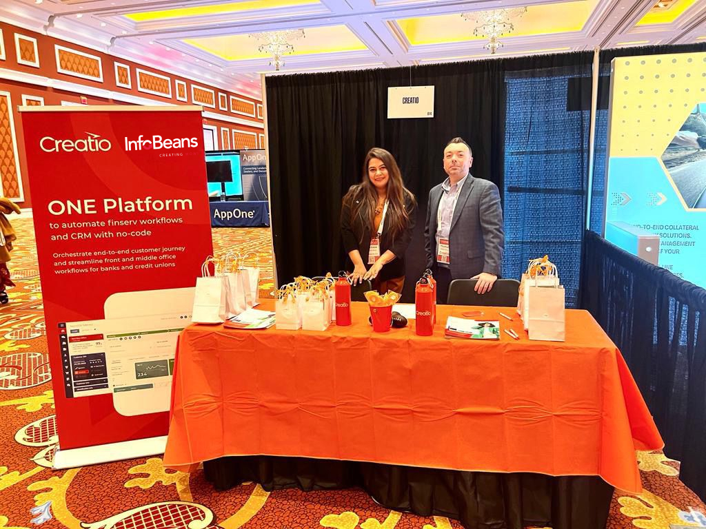 infobeans's tweet photo. InfoBeans &amp; @Creatio exhibited at Auto Finance Summit 2022 in Las Vegas. We talked about the freedom to own your #automation through unlimited no-code customizations with #Creatio

Creatio has industry-leading solutions for financial services

https://t.co/90DRHlxpdC

#AFSummit https://t.co/Kghrs1OxMH