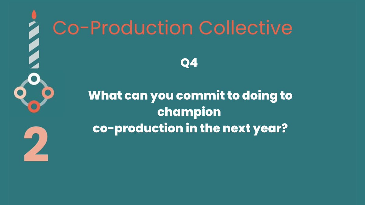 UCL_CoPro's tweet photo. #CoProTwo Twitter chat- Q4 What can you commit to doing to champion co-production in the next year? Look forward to hearing from and remember use Q4 and #CoProTwo when you reply https://t.co/xkKZQXNqul