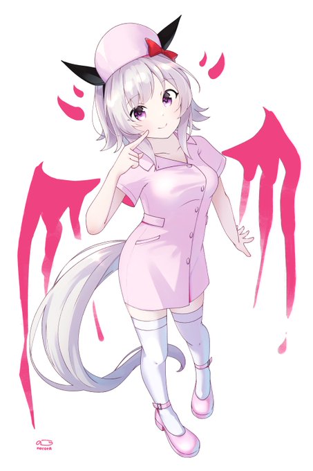 「お菓子くれなきゃ看病しちゃうぞ～」#ハロウィン #ウマ娘 #カレンチャン 