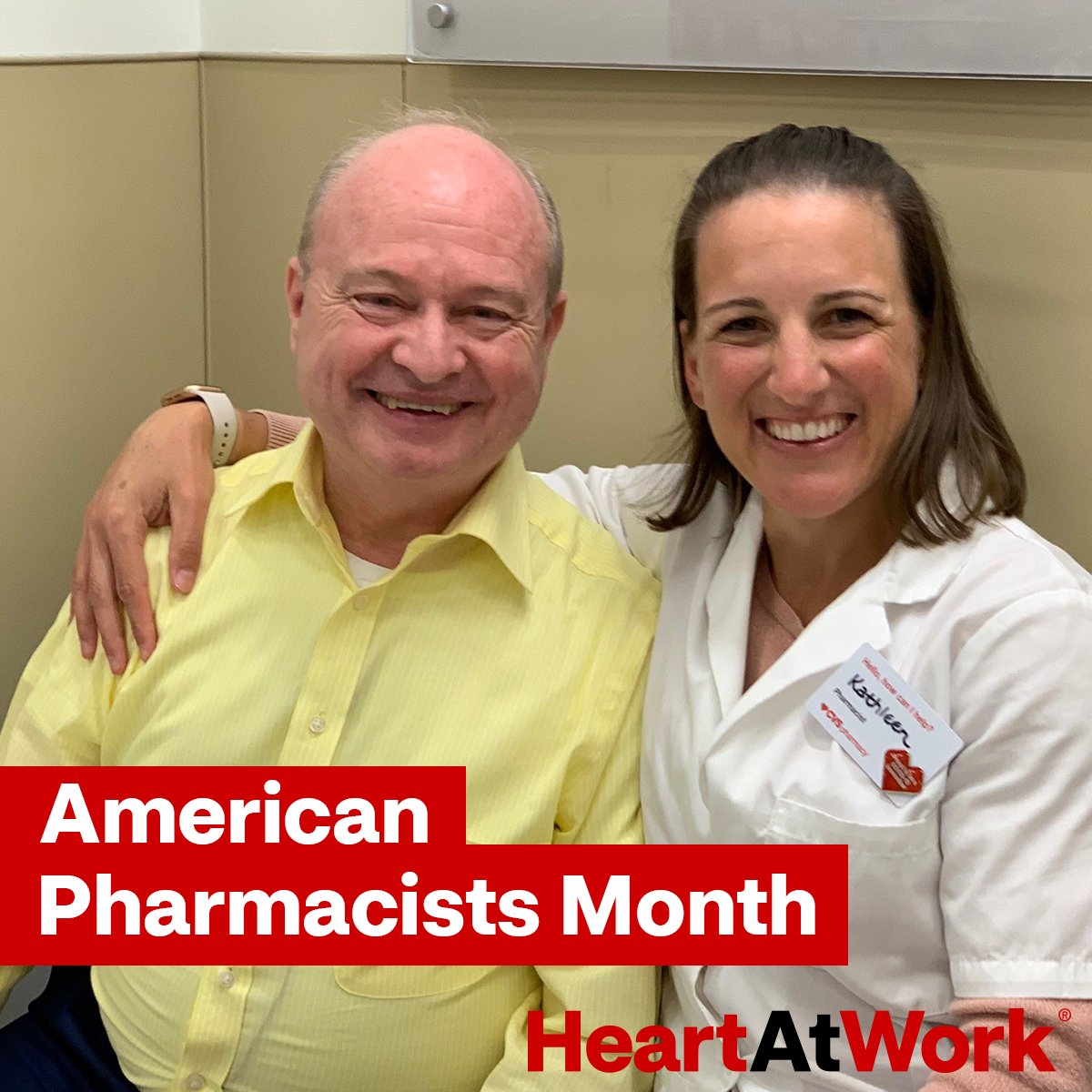 This #AmericanPharmacistsMonth, join us in recognizing our incredible pharmacists like Kathleen Kirkland, who donated her kidney to a patient in need. Kathleen, thank you for this incredible gift and going above and beyond for your patient. #CVSHeartAtWork cvs.co/3DQtHhE