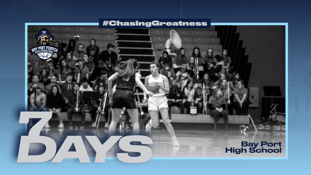 Do you know what today is?  No not just Halloween, we are just 7 days away from #ChasingGreatness on the basketball court.  We can't sleep we are so excited!  Season 2022 - 2023 is right around the corner! #GoPirates #wiaa #wisgb