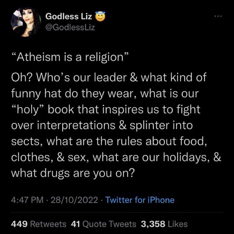Cringe Atheists tweet media