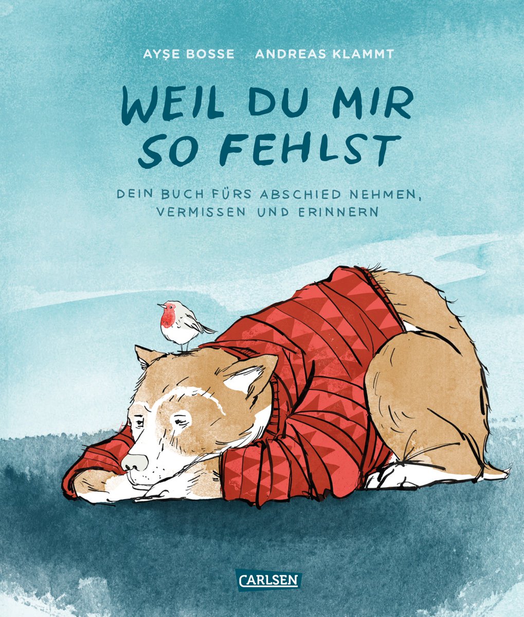 'Weil du mir so fehlst' von @AyseBosse ist eins der schönsten “Trauer”-Bücher, vor allem für Kinder in dem Alter. buecherwesen.de/weil-du-mir-so… Die Bildrechte liegen beim @carlsen_verlag