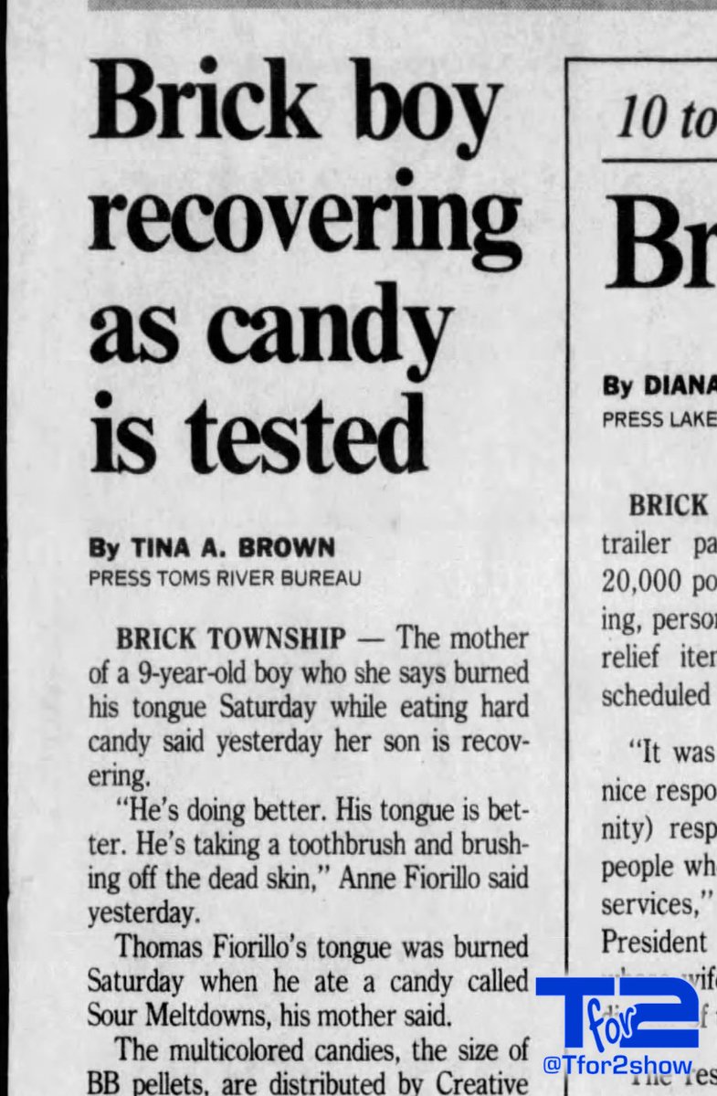 Tfor2show's tweet photo. Happy #Halloween! 🎃 Who among us remembers the pleasure of enjoying #Terminator2 SOUR MELTDOWN candy in 1992?
#BrickBoy remembers. @DinosaurDracula https://t.co/Un96aQuJjT