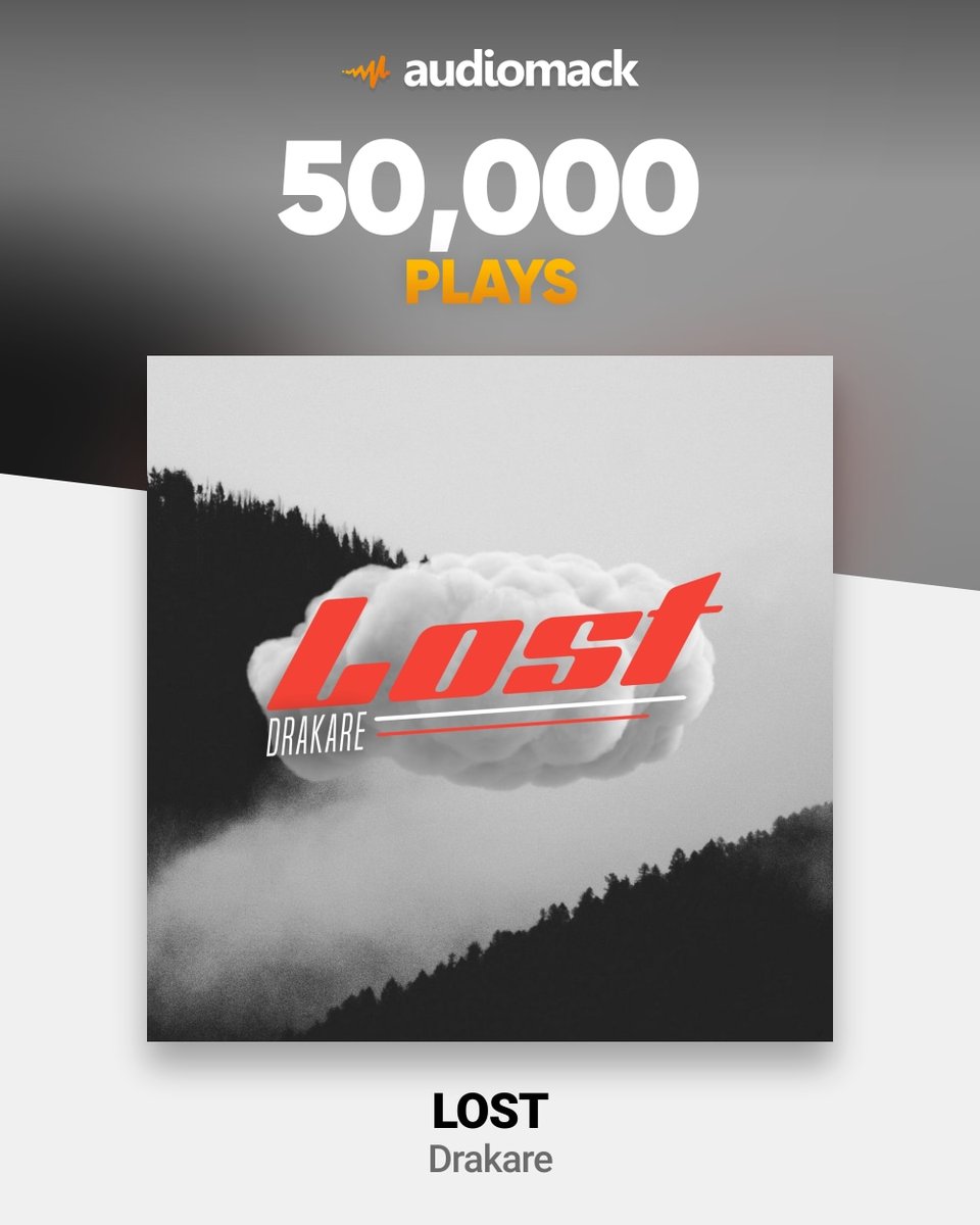 Drakare_Abaa's tweet photo. Thank you @audiomack @audiomackafrica
Keep streaming my song "Lost"
https://t.co/9SrptfyV87…
#lost #Drakare https://t.co/XM6rhiHFsN
