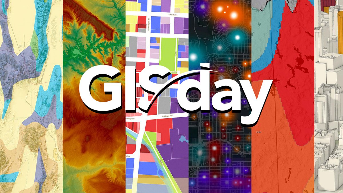 We’re excited to be sponsoring the #GISDay hybrid symposium, Nov 4! Sign up now because we have some great sessions. Career panel! Tech showcases! Your #GIS questions answered! 

bit.ly/3Db4HzA