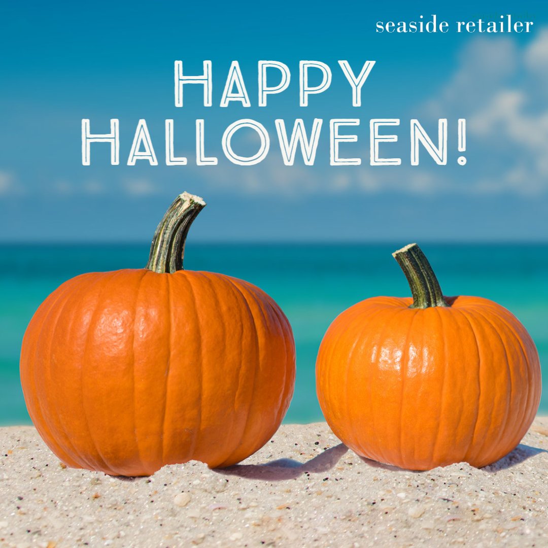 Seaside Retailer wishes you a HAPPY HALLOWEEN! 🎃🎃 May your day be full of witch's brews, tricks and treats! 🍬🍬 Whatever you do, have a ghoulishly good time! 👻👻 . . . #seasideretailer #halloween2022 #happyhalloween #beach #coastal #nautical #retail