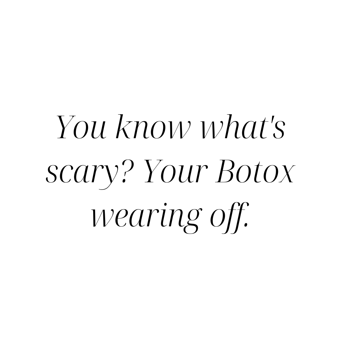 😱😱😱
Now that's scary!

This is your LAST CALL to take advantage of our Bank your Botox special of just $10/unit! Pre-buy now to use around the holidays!!💉💉

Call today! 586-307-2109

#scary #halloween #botox #botoxspecial #botoxevent #medspa #michiganmedspa #cwcmedspa