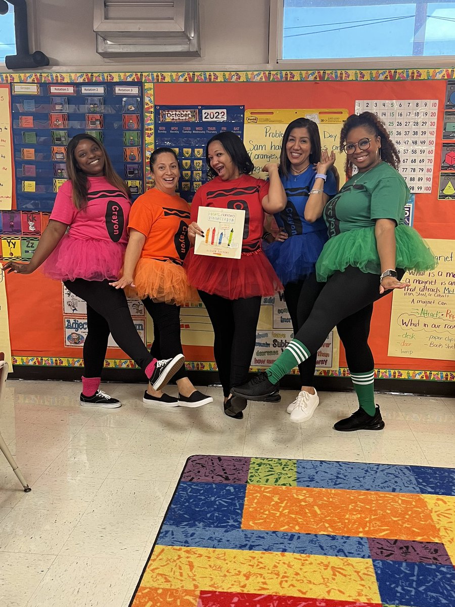 ethridge_ms's tweet photo. This explains the  2nd grade team in a nutshell!  Book Character Day at @WeRFoerster “ The Day The Crayons Quit” @curtin_jordan #WeNotQuittingThough #2ndGradeRocks https://t.co/aR6aA8klaH