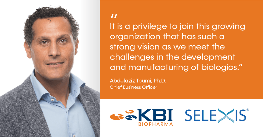 SelexisSA's tweet photo. Abdelaziz Toumi, Ph.D., today joins @KBIBiopharma and Selexis SA as Chief Business Officer. Toumi brings more than two decades of global expertise in biotech, pharmaceutical, and CDMO industries, demonstrating visionary and strategic leadership. https://t.co/GYEvKyJJaM